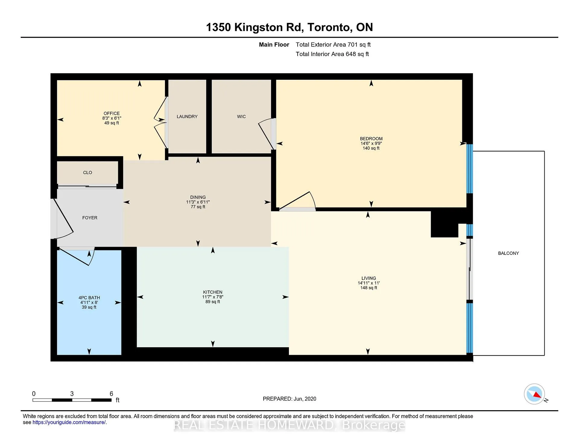 Photo 2 of Unit 102, 1350 Kingston Road, Scarborough, Birchcliffe-Cliffside — HOMEH