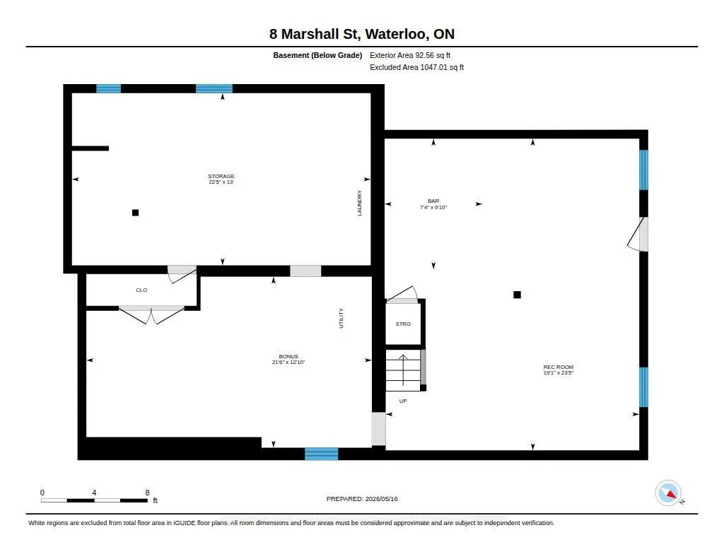 Photo 34 of 8 Marshall Street, Waterloo, Beechwood/University — HOMEH