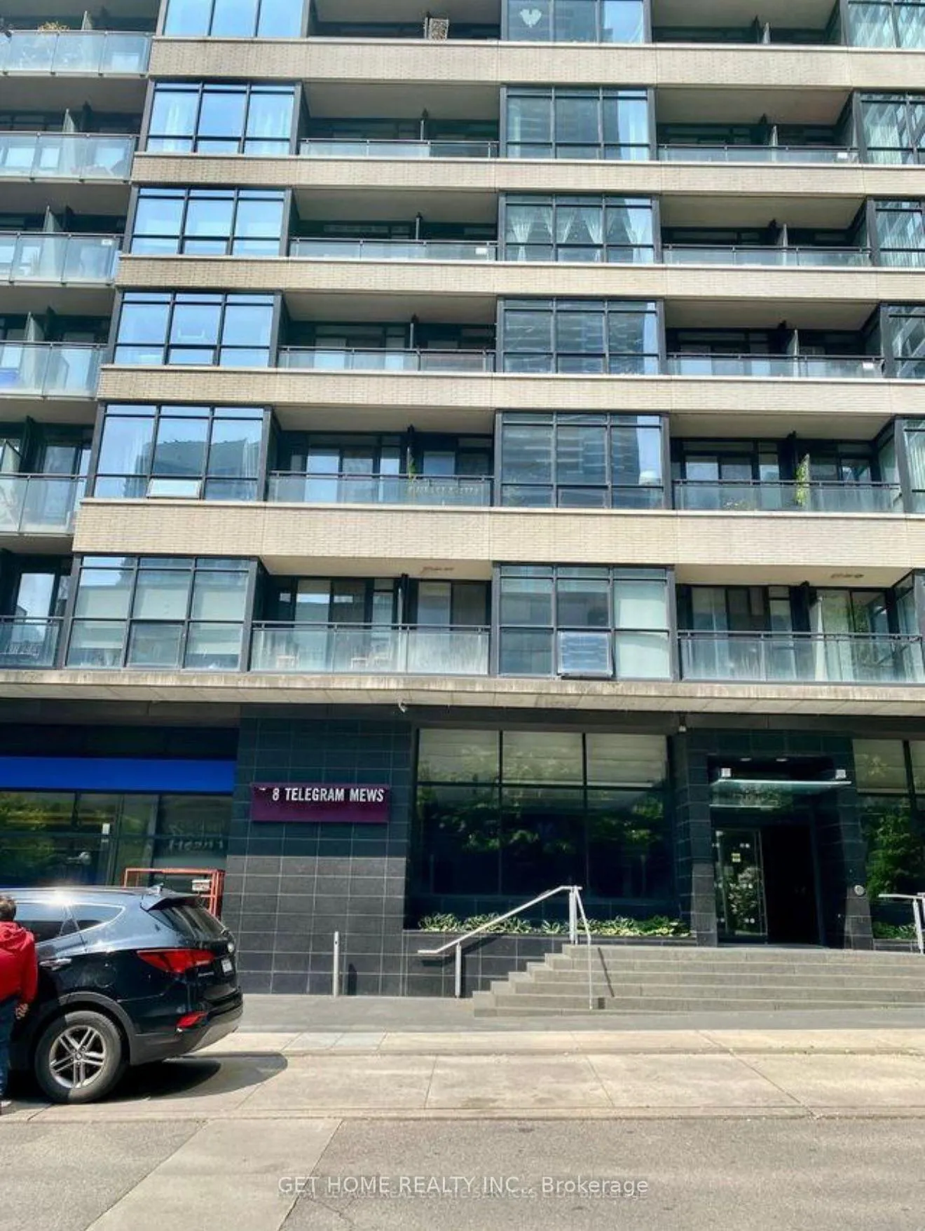 Front of Unit 318, 8 Telegram Mews