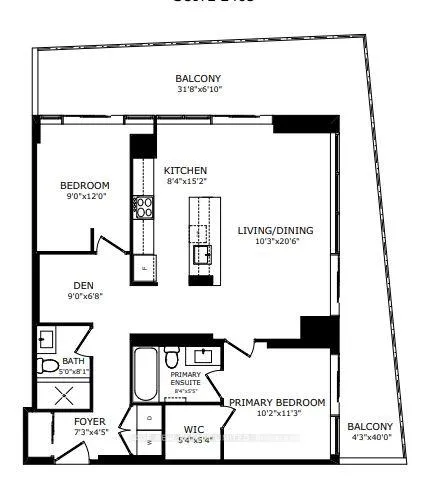 Photo 10 of Unit 2403, 1 Market Street, Toronto, Waterfront Communities — HOMEH