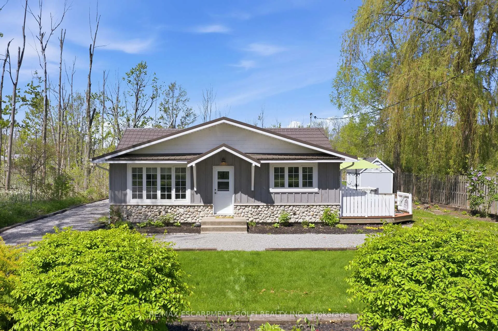 Front of 421 Point Abino Road S