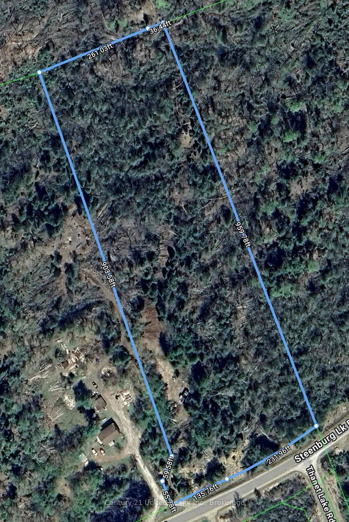 Front of 2682 N Steenburg Lake Road