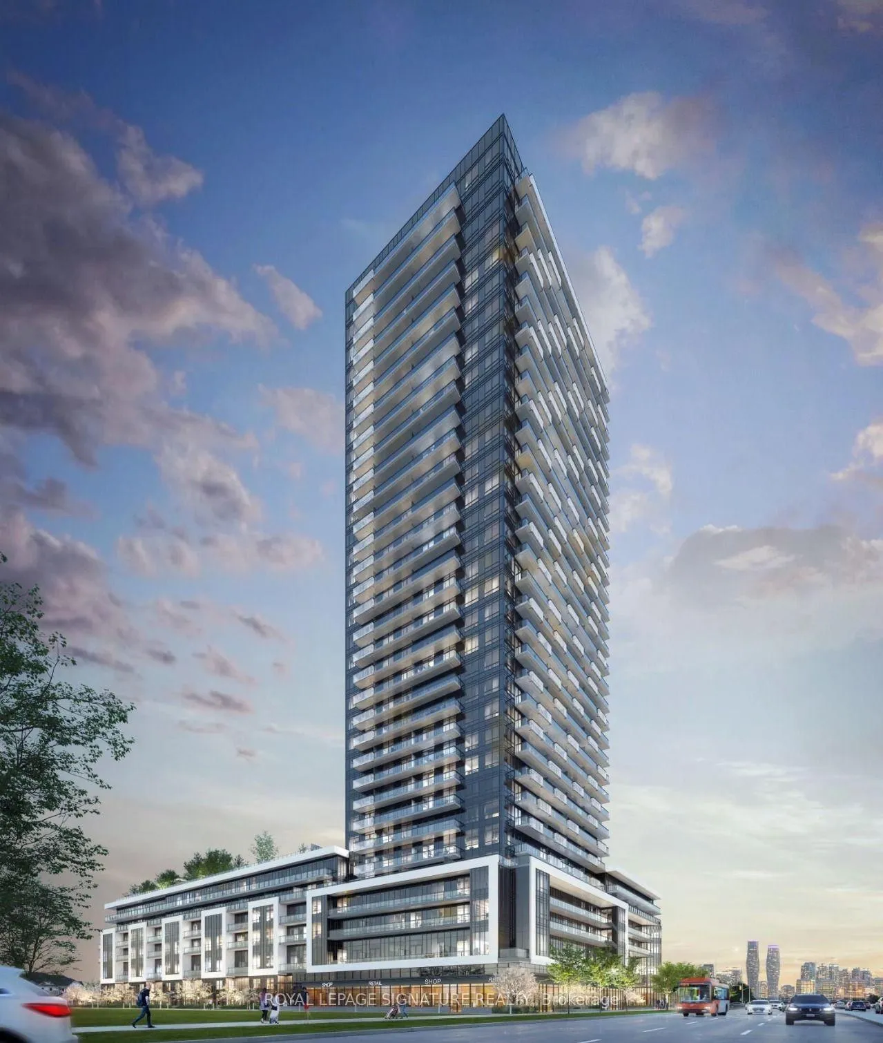 Front of Unit 603, 5105 Hurontario Street