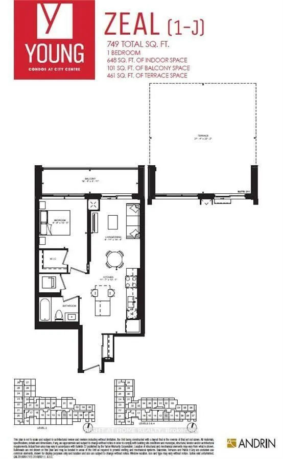 Front of Unit 412, 55 Duke Street W