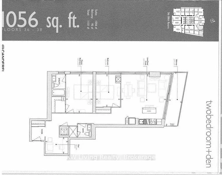 Photo 5 of Unit 3702, 386 Yonge Street, Toronto, Bay Street Corridor — HOMEH