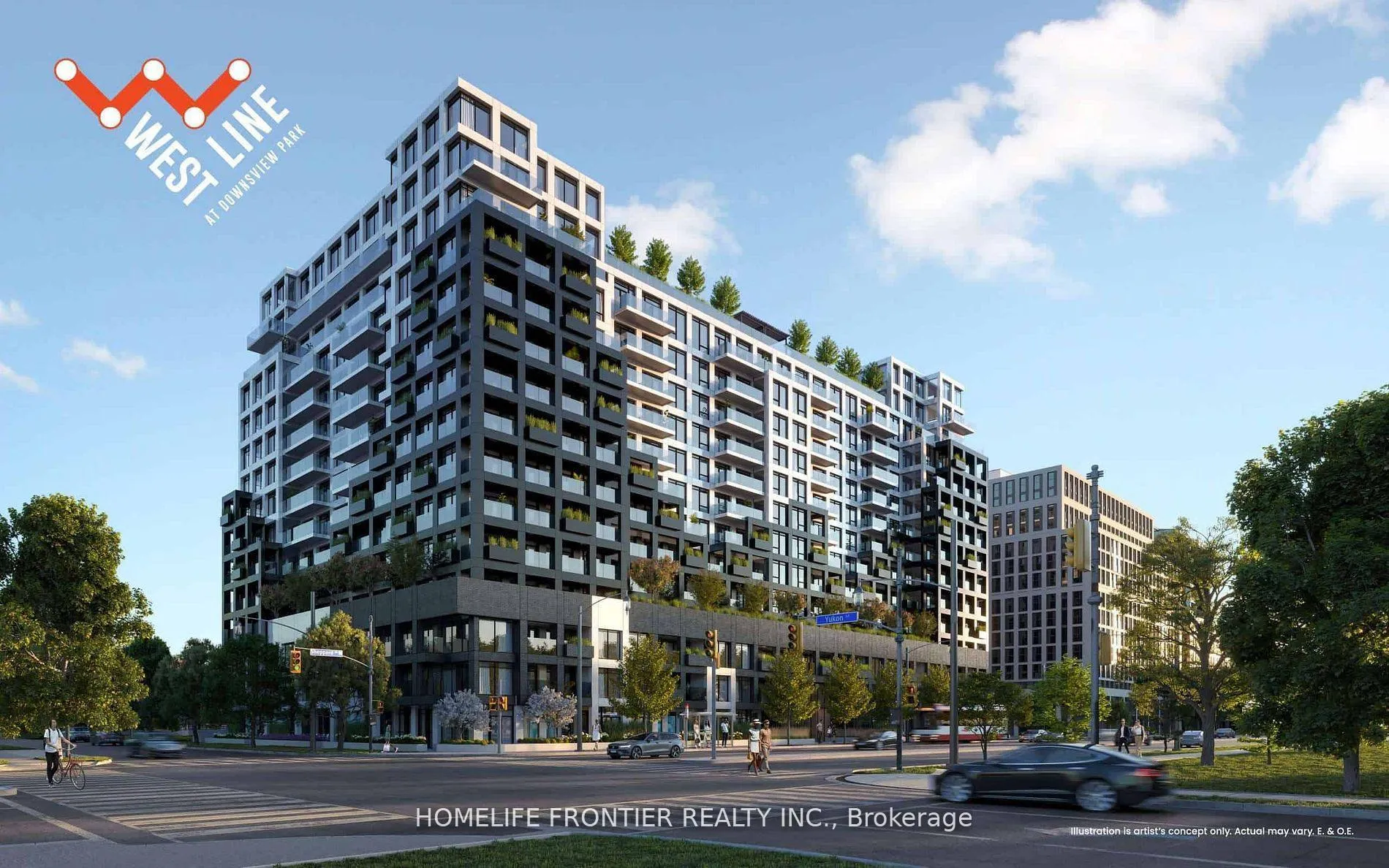 Front of Unit 627, 1100 Sheppard Avenue W