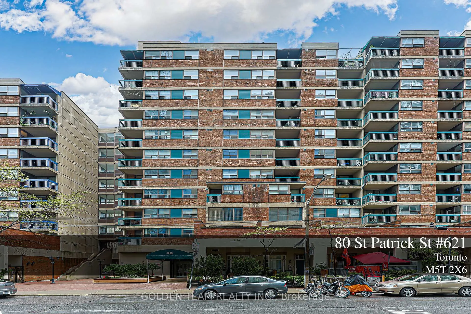 Front of Unit 621, 80 Saint Patrick Street
