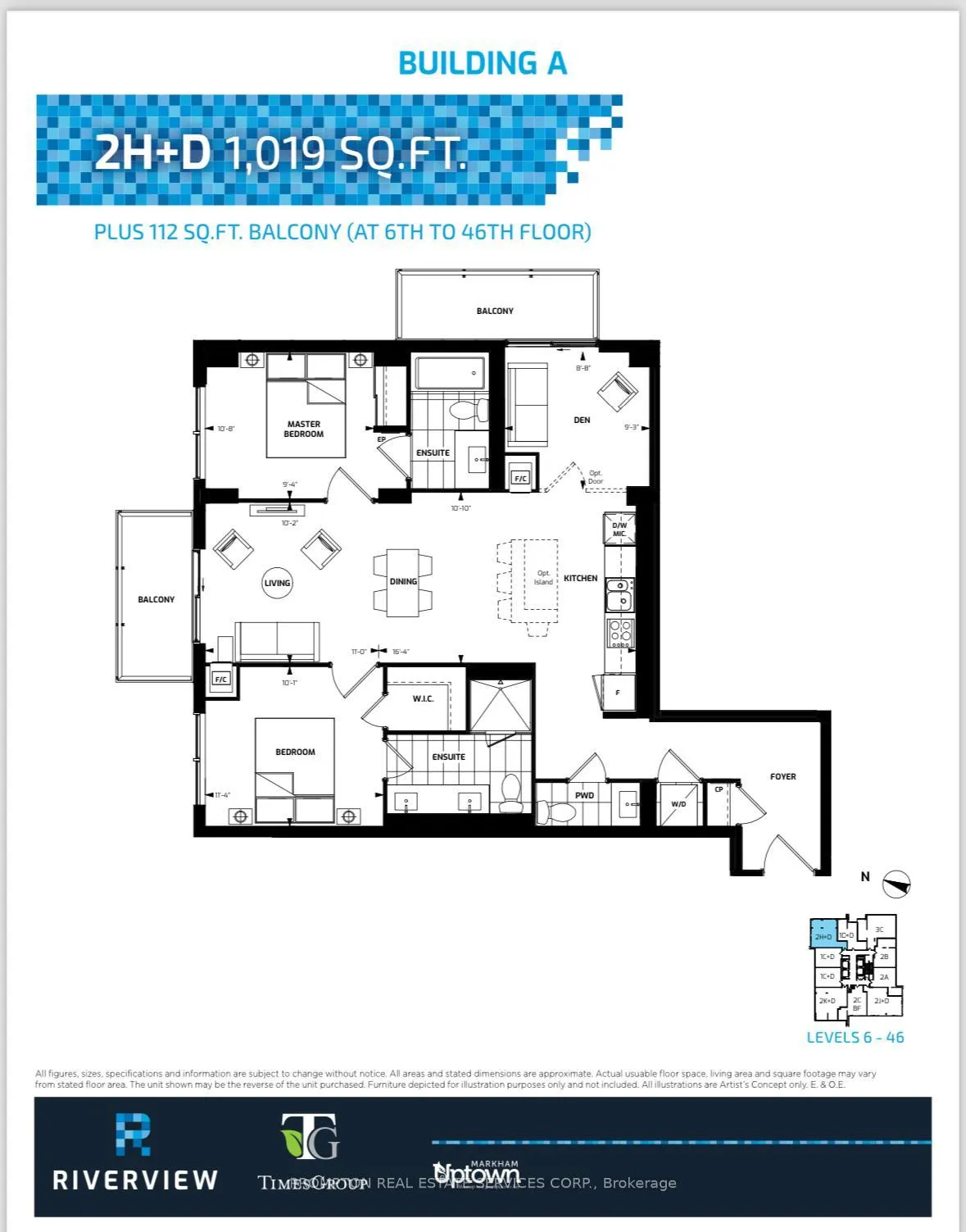 Photo 17 of Unit 2510, 8 Water Walk Drive, Markham, Unionville — HOMEH