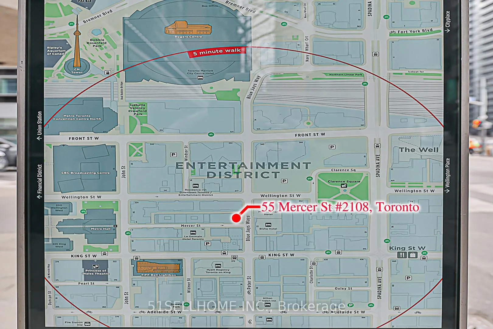 Photo 5 of Unit 2108, 55 Mercer Street, Toronto, Waterfront Communities — HOMEH