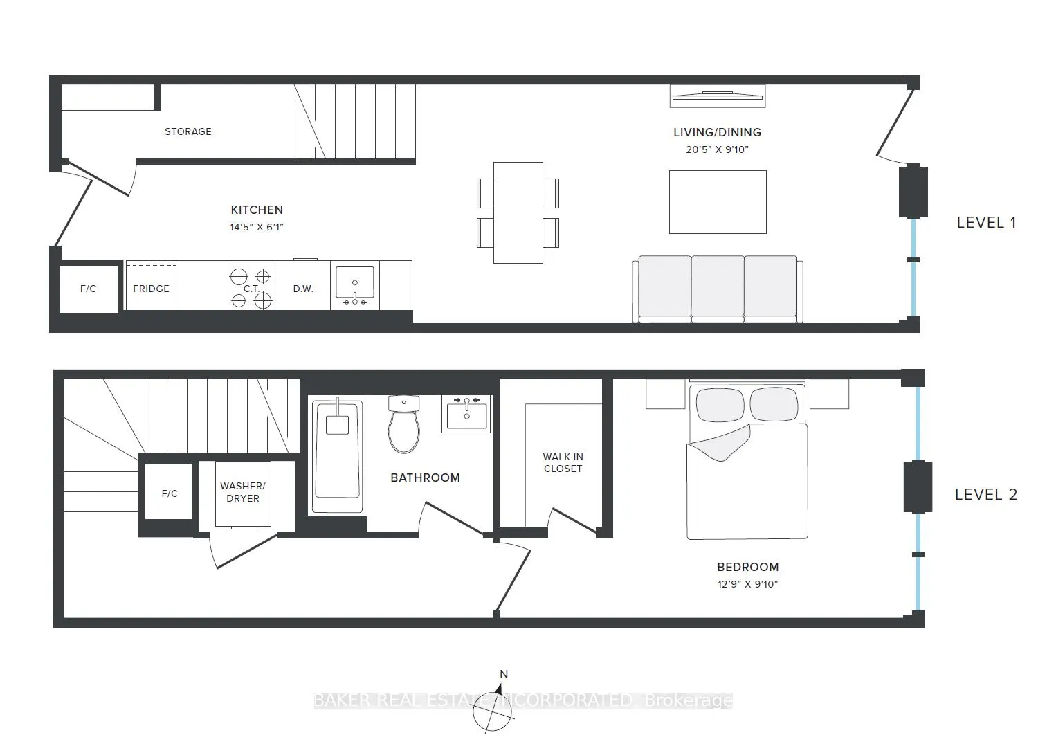 Photo 3 of Unit 113, 100 Mill Street, Toronto, Waterfront Communities — HOMEH