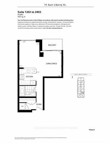 Photo 7 of Unit 2402, 75 East Liberty Street, Toronto, Niagara — HOMEH