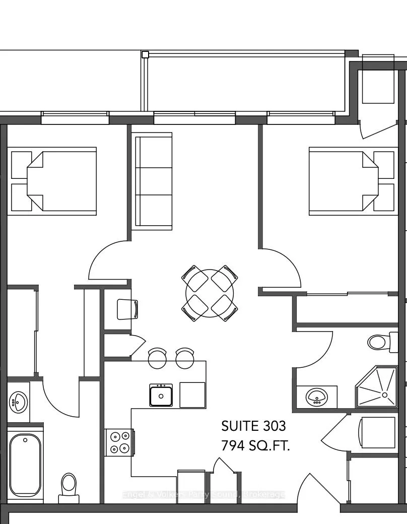 Photo 2 of Unit 303, 410 First Street N, Gravenhurst, Wood (Gravenhurst) — HOMEH