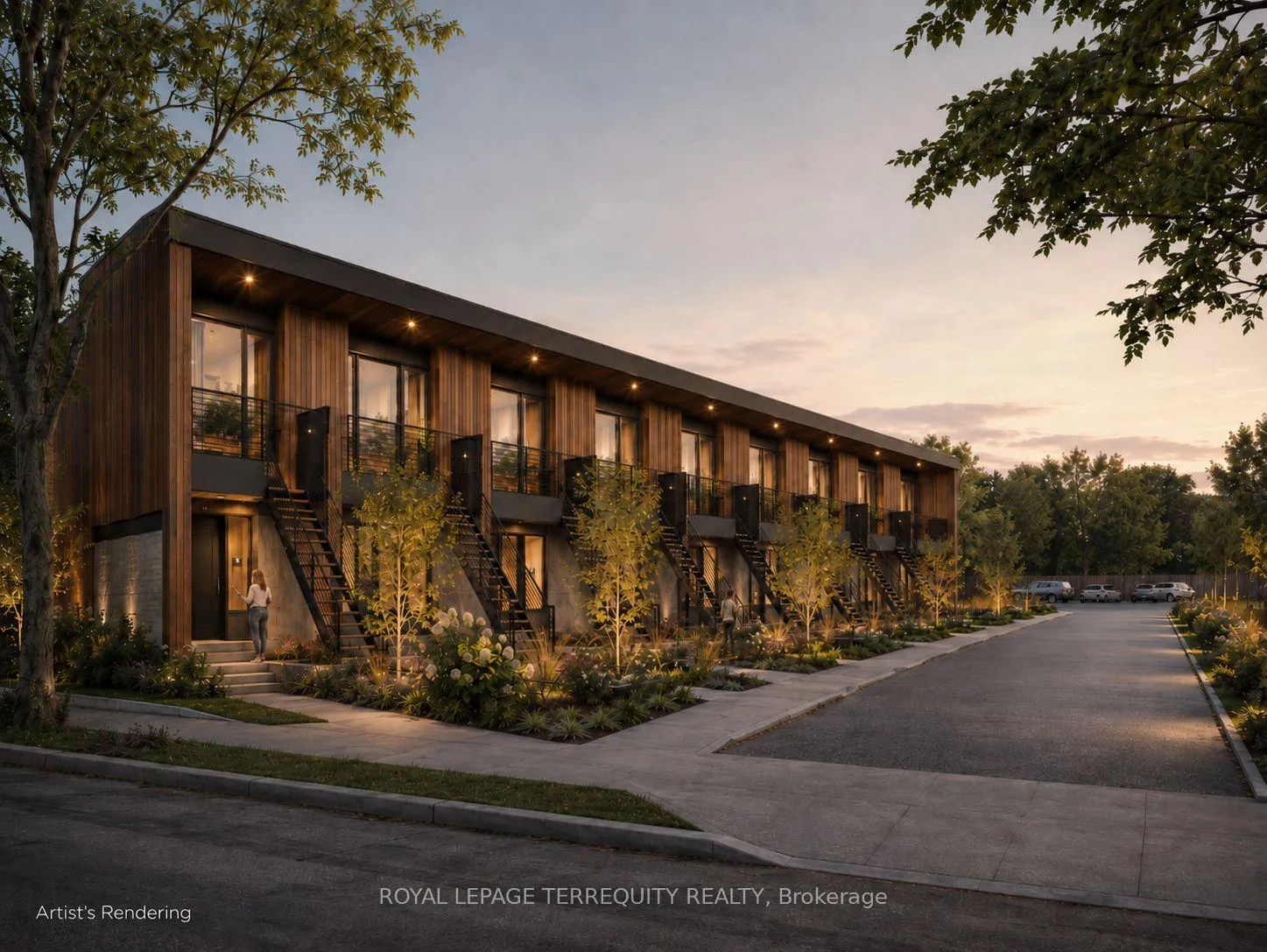 Front of 550 Lakeshore Drive