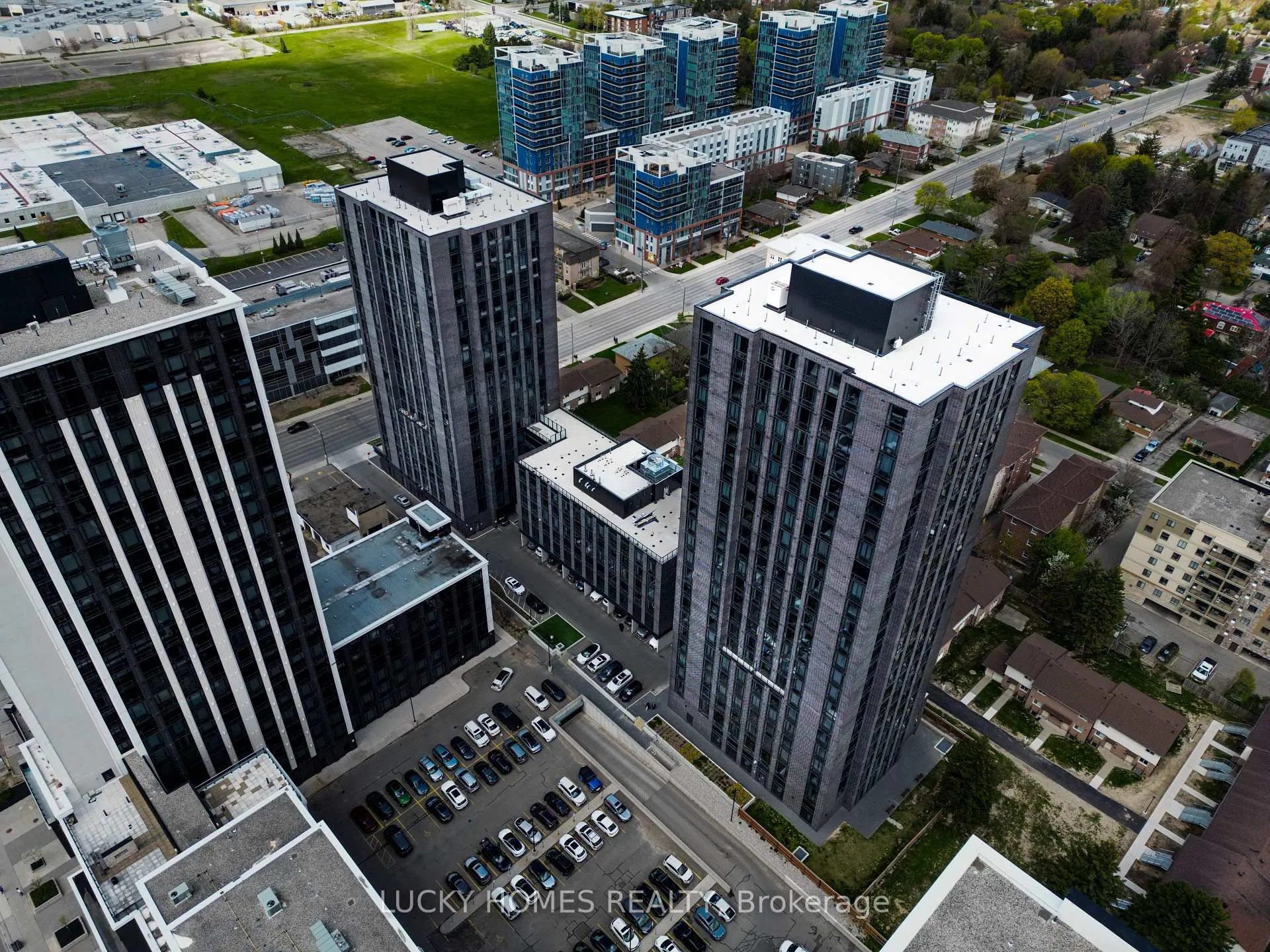 Front of Unit 1628, 145 Columbia Street W
