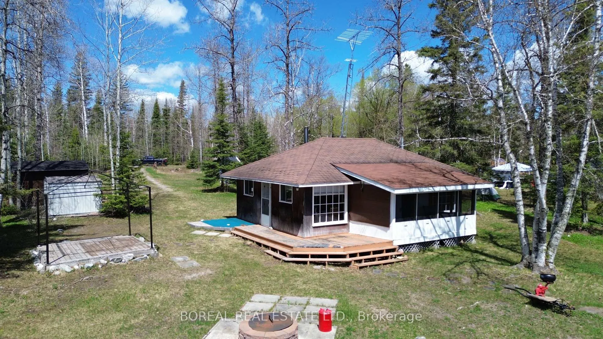 Front of 12 South End Access Rd, Departure Lake