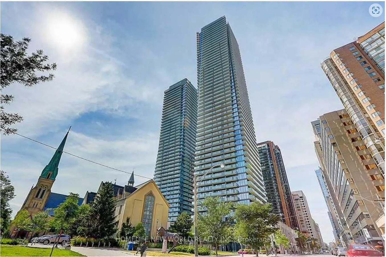 Front of Unit 2311, 1080 Bay Street