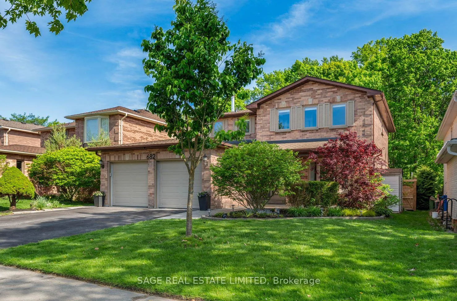 Front of 682 Leslie Valley Drive