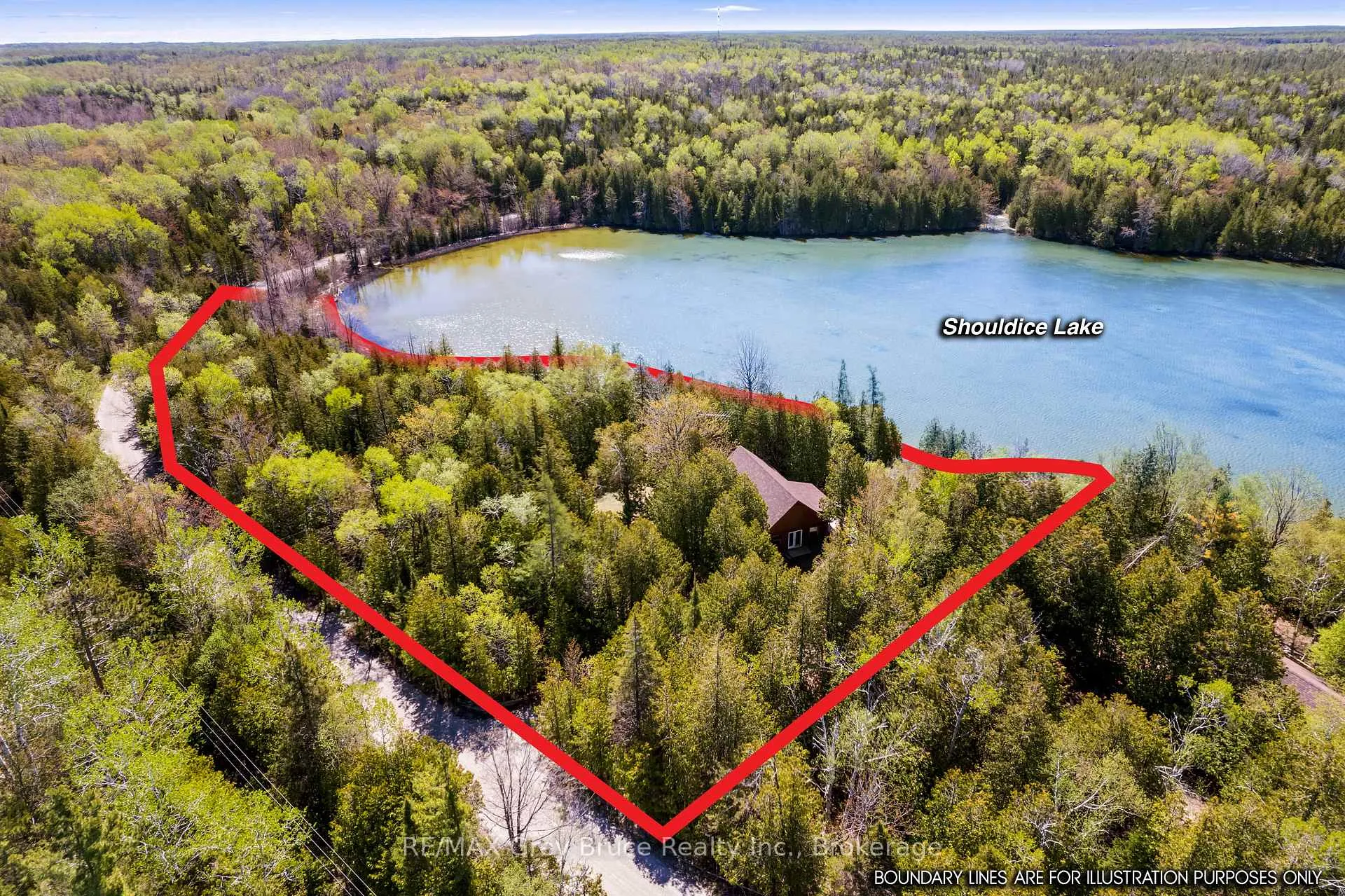 Front of 155 Shouldice Lake Road