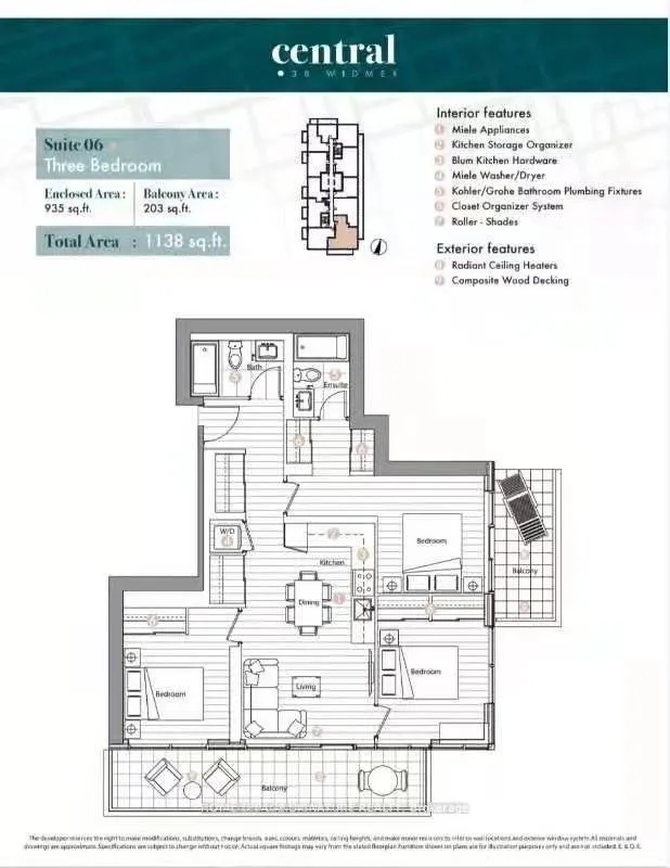 Photo 3 of Unit 706, 38 Widmer Street, Toronto, Waterfront Communities — HOMEH