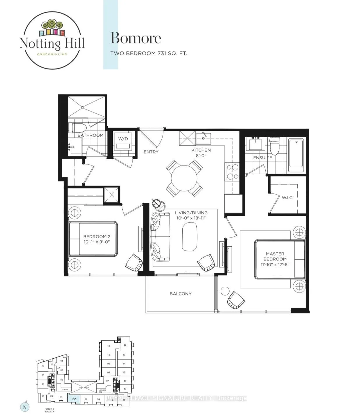 Front of Unit 622, 4000 Eglinton Avenue W
