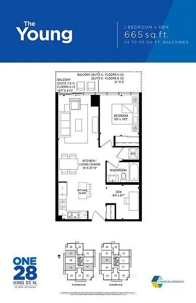Photo 13 of Unit 905, 128 King Street N, Waterloo — HOMEH