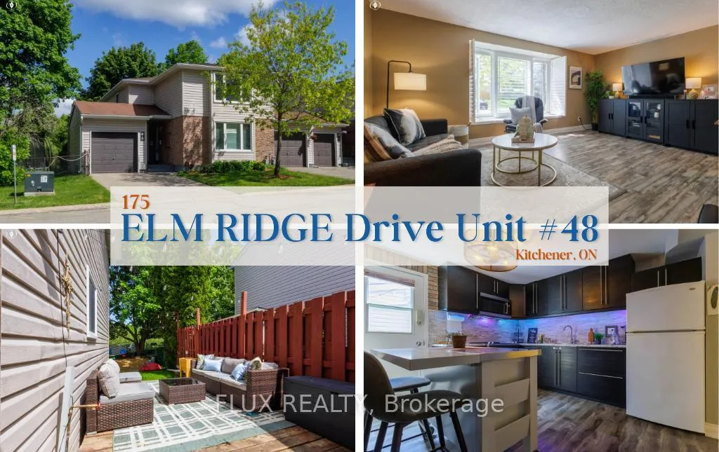 Photo 1 of Unit 48, 175 Elm Ridge Drive, Kitchener, Forest Heights — HOMEH