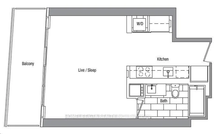 Photo 4 of Unit 2309, 75 Queens Wharf Road, Toronto, Waterfront Communities — HOMEH