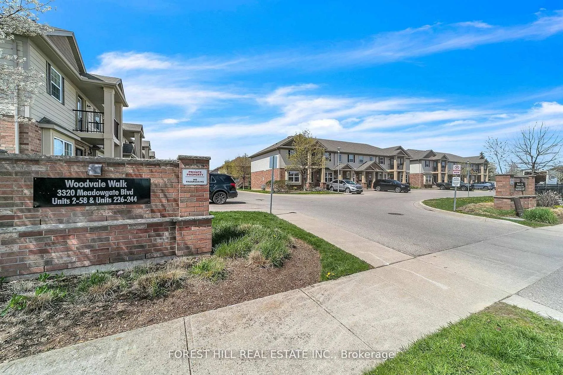 Front of Unit 134, 3320 Meadowgate Boulevard