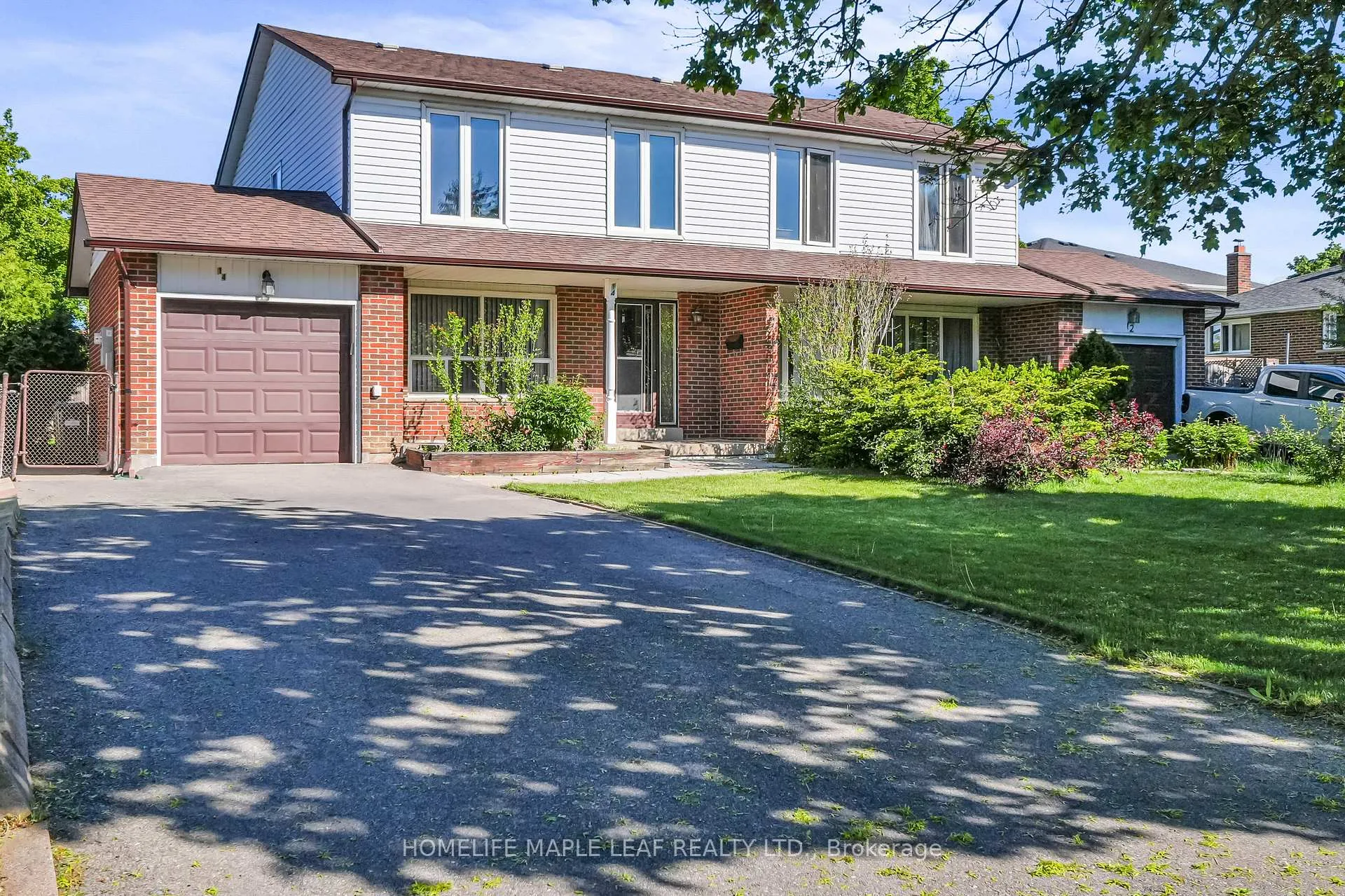 Front of 14 Manitou Crescent