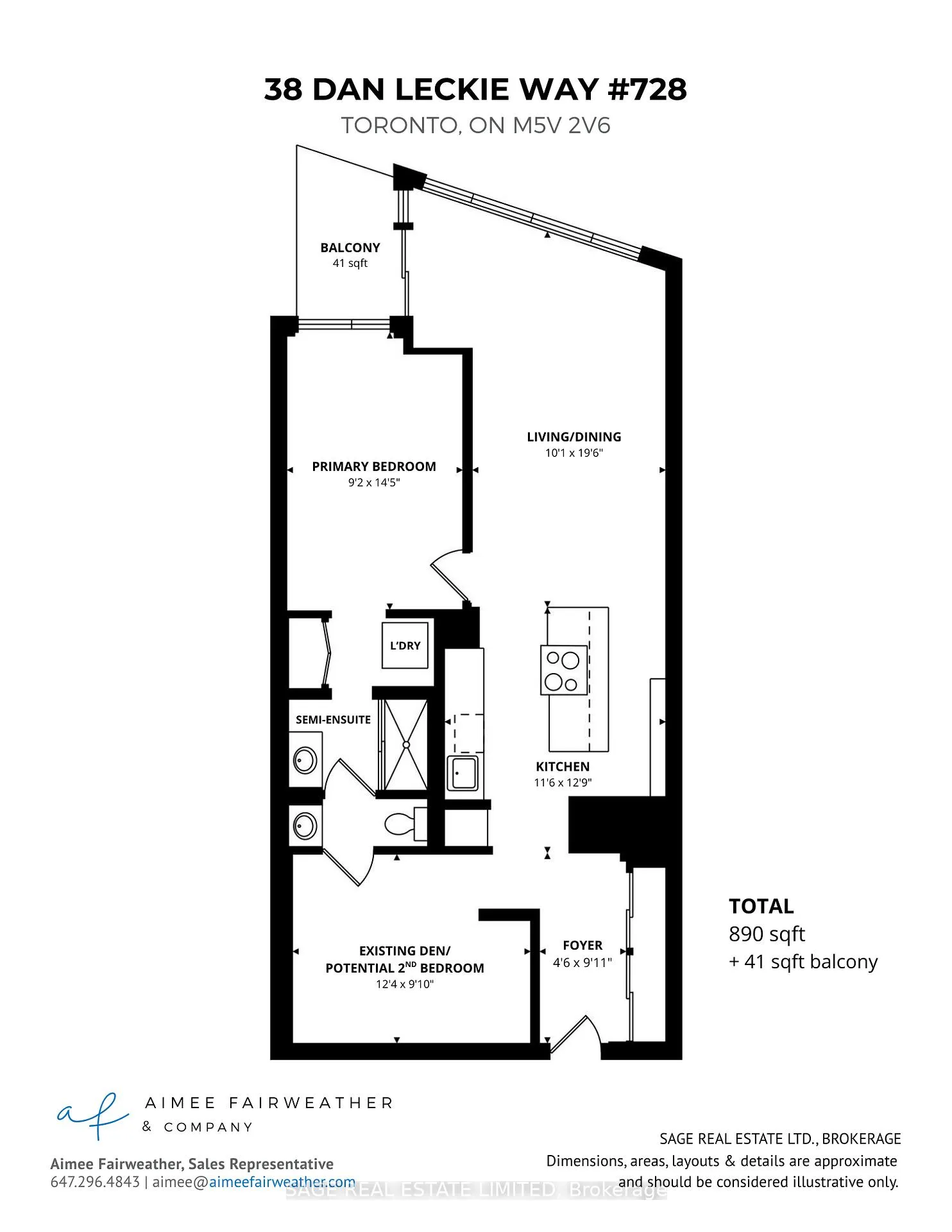 Photo 32 of Unit 728, 38 Dan Leckie Way, Toronto, Waterfront Communities — HOMEH