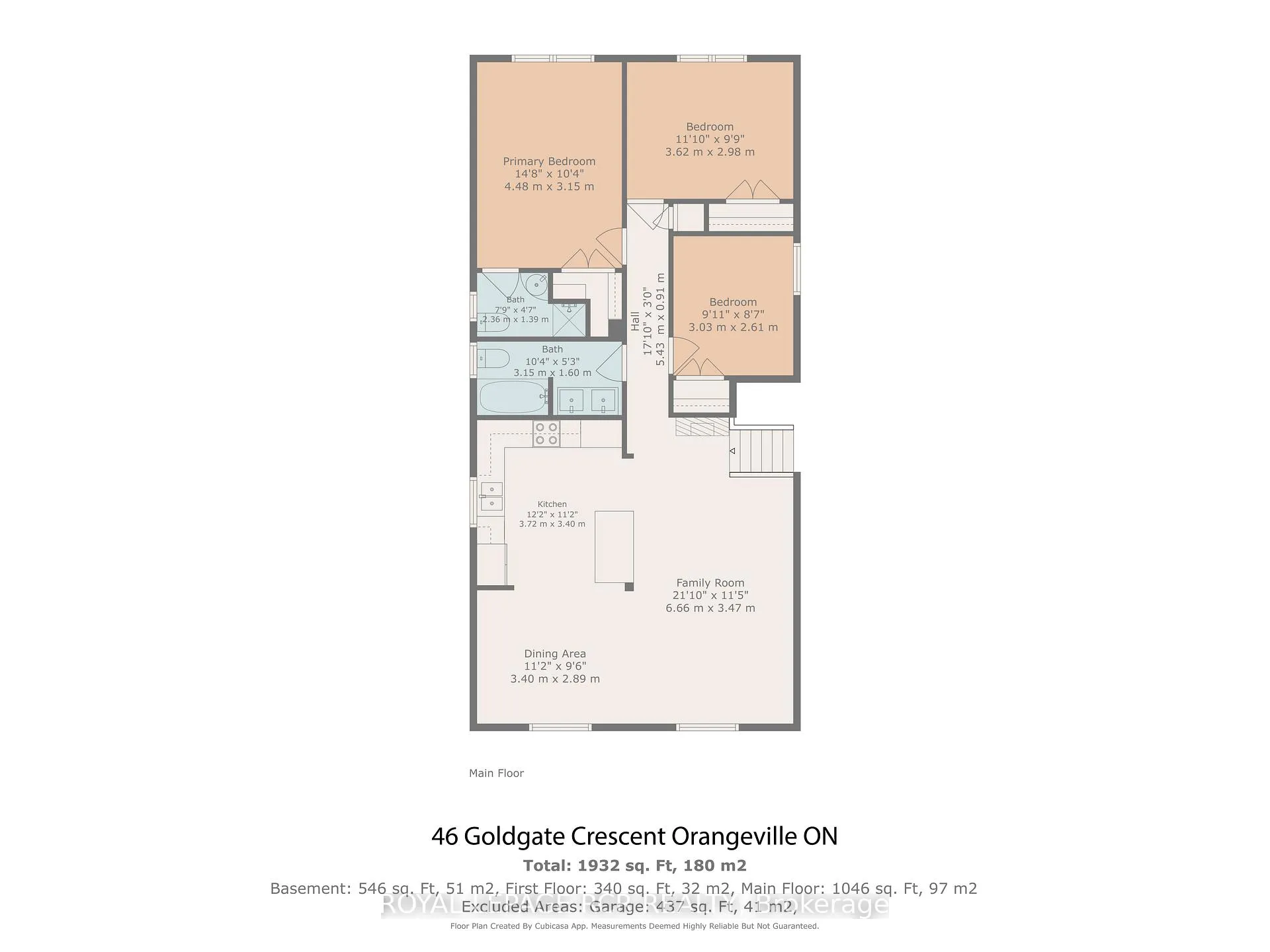 Photo 48 of 46 Goldgate Crescent, Orangeville — HOMEH