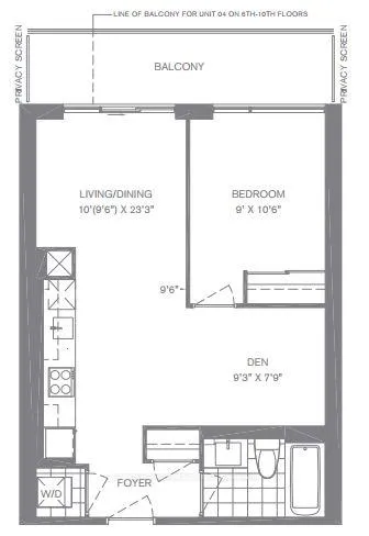 Photo 13 of Unit 704, 352 Front Street W, Toronto, Waterfront Communities — HOMEH
