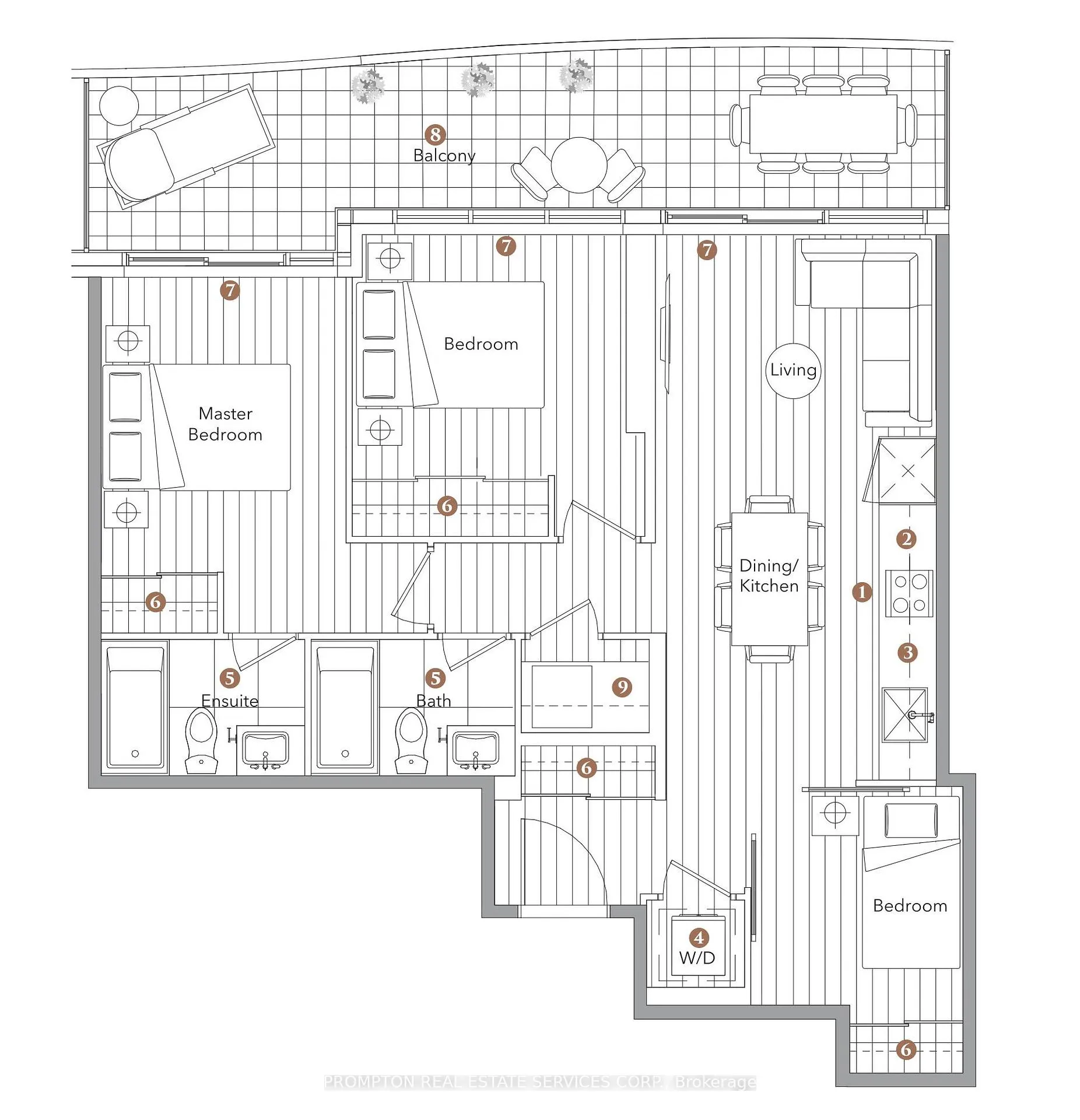 Front of Unit 3206, 18 Esther Shiner Boulevard