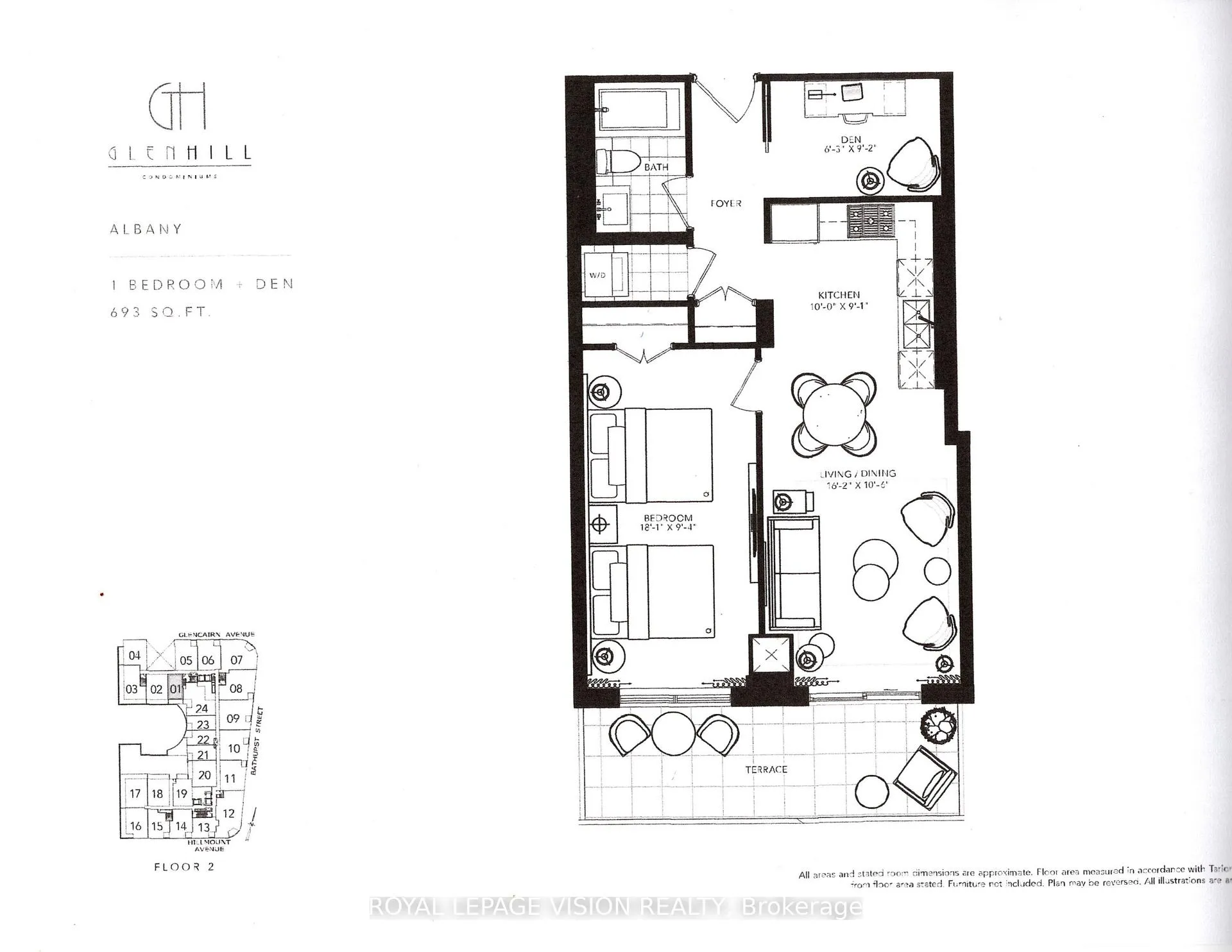 Front of Unit 201, 505 Glencairn Avenue
