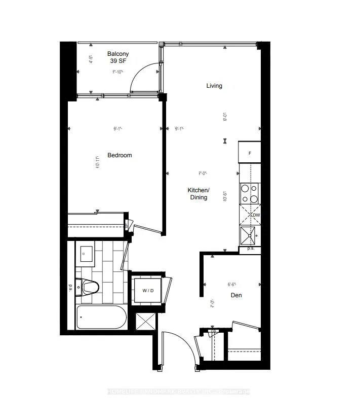 Photo 12 of Unit 1708 E, 70 Princess Street E, Toronto, Waterfront Communities — HOMEH