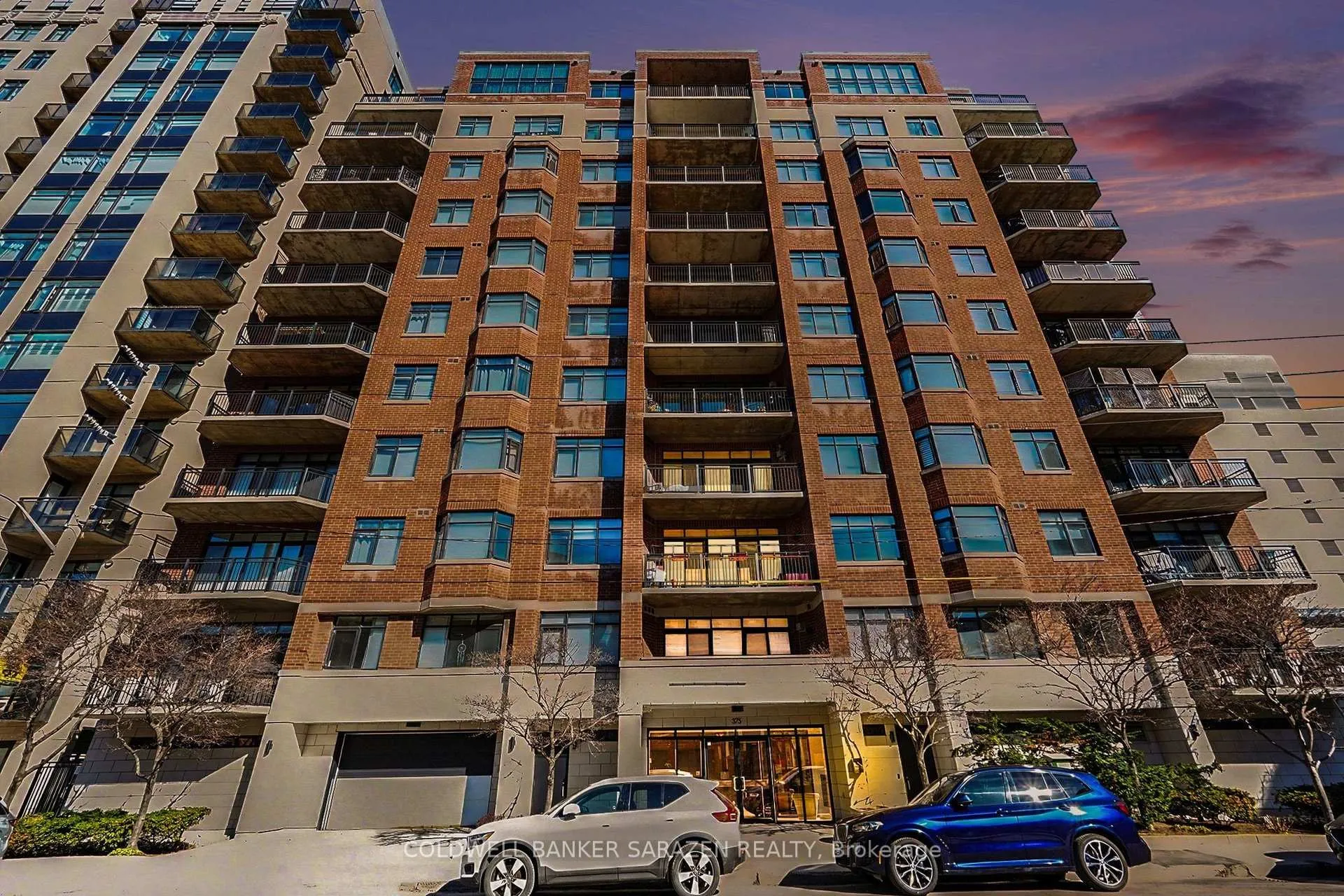 Front of Unit 801, 375 Lisgar Street