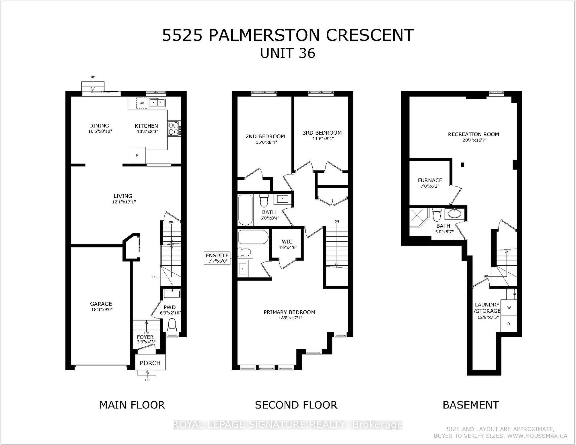 Photo 24 of Unit 36, 5525 Palmerston Crescent, Mississauga, Central Erin Mills — HOMEH