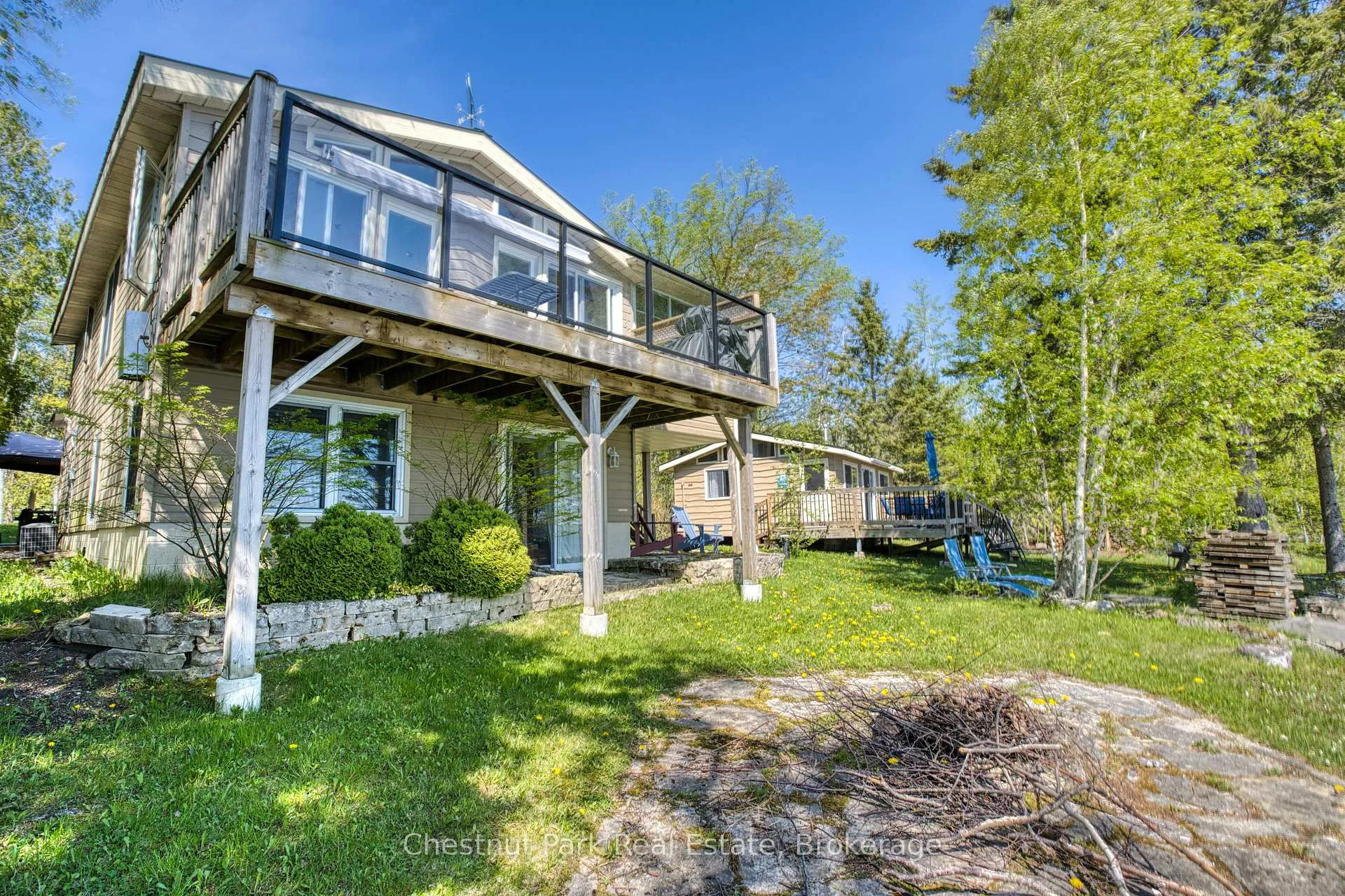 Front of 156 Miller Lake Shore Road
