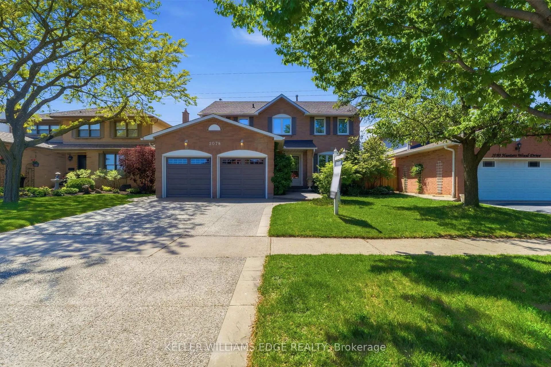 Front of 2078 Hunters Wood Drive