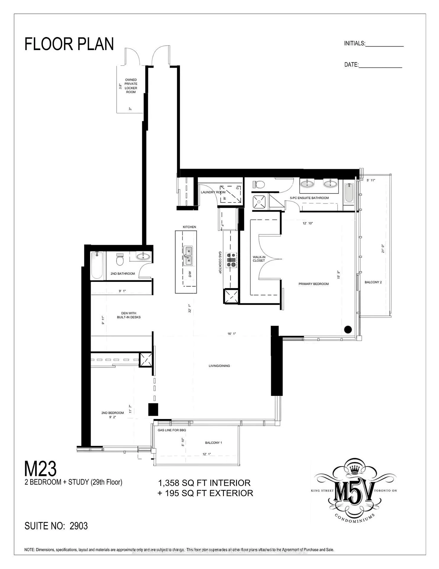 Photo 34 of Unit 2903, 375 King Street W, Toronto, Waterfront Communities — HOMEH