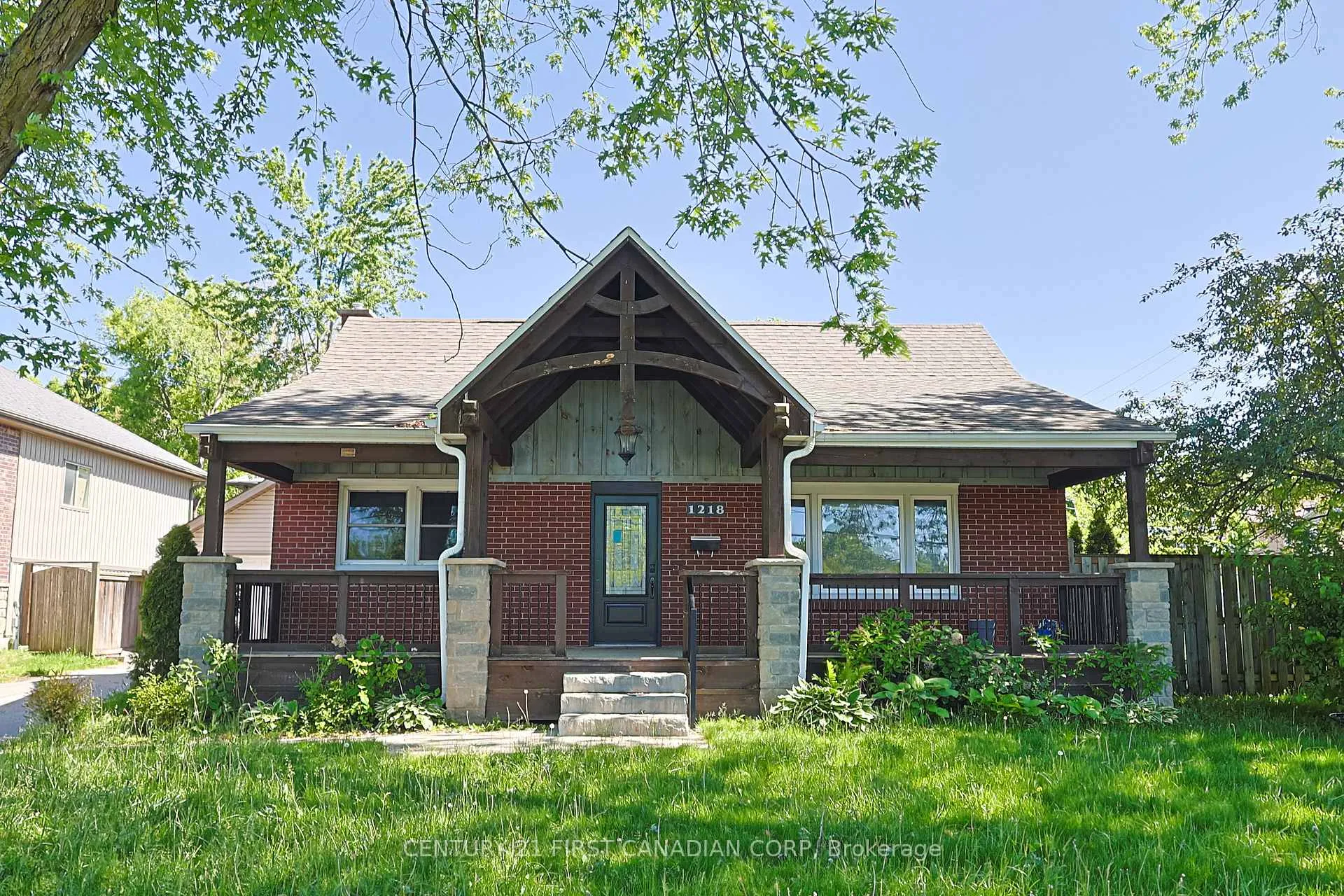 Front of 1218 Hamilton Road