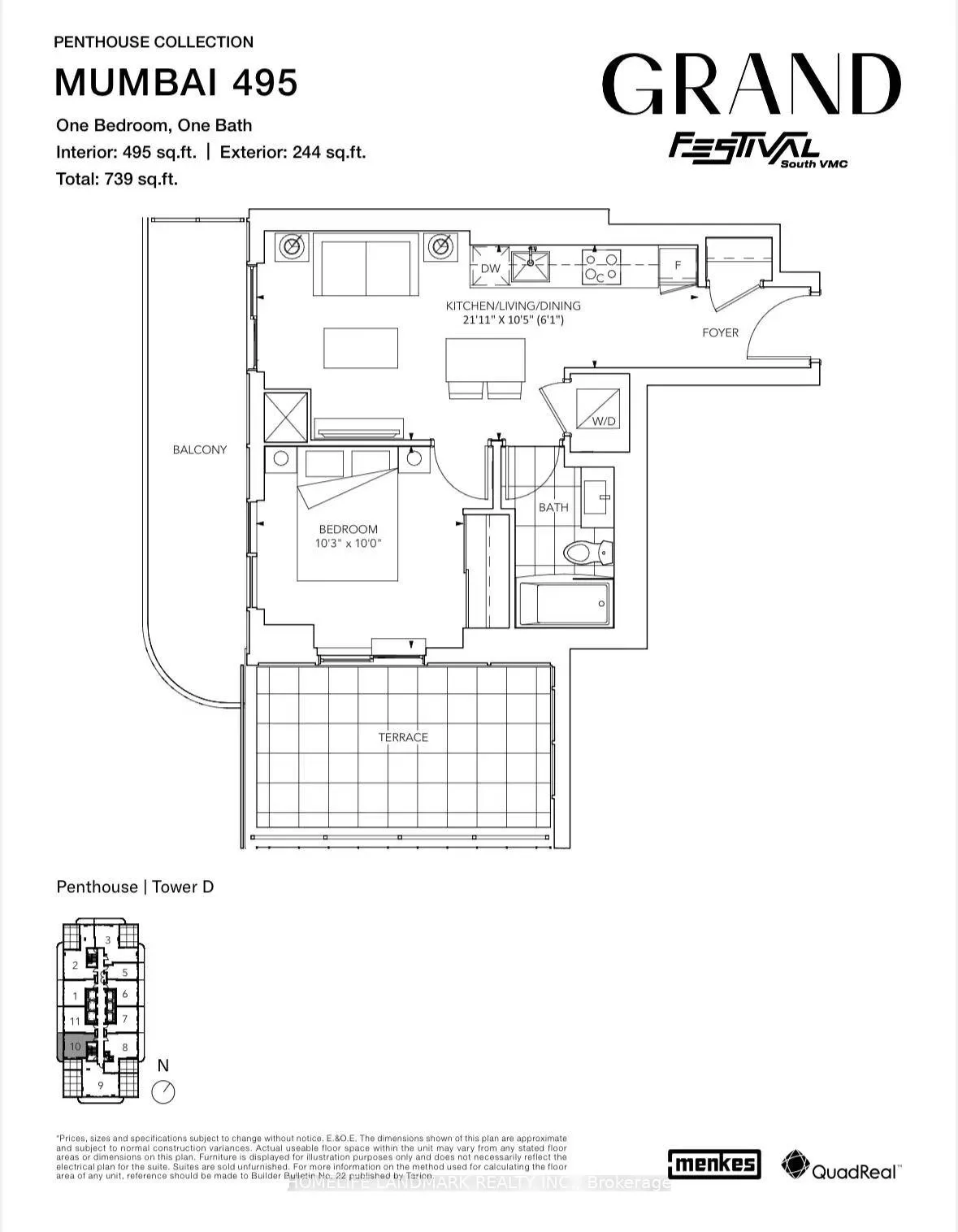 Photo 5 of Unit PH110, 28 Interchange Way, Vaughan, Vaughan Corporate Centre — HOMEH