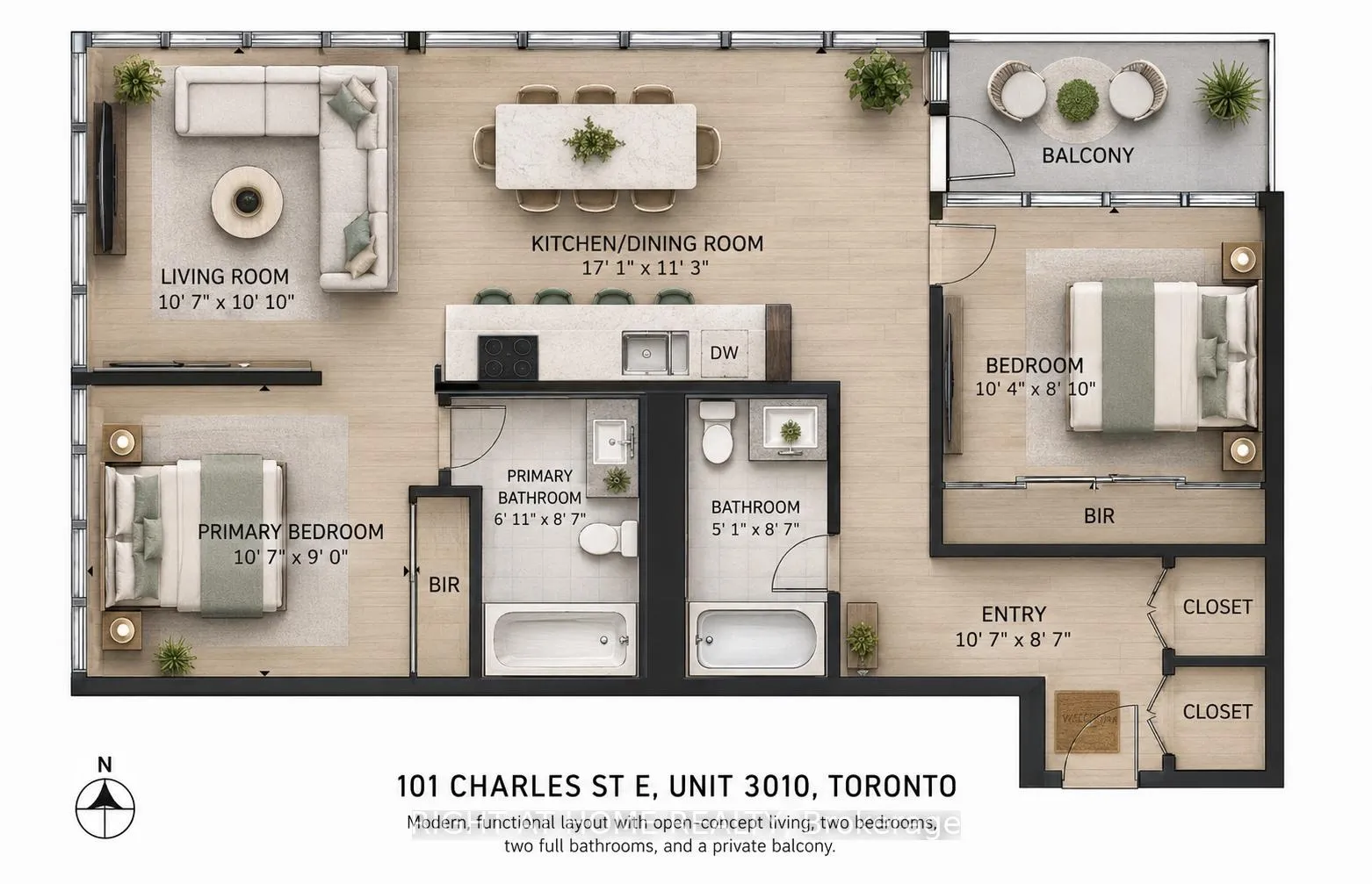 Photo 10 of Unit 3010, 101 Charles Street E, Toronto, Church-Yonge Corridor — HOMEH