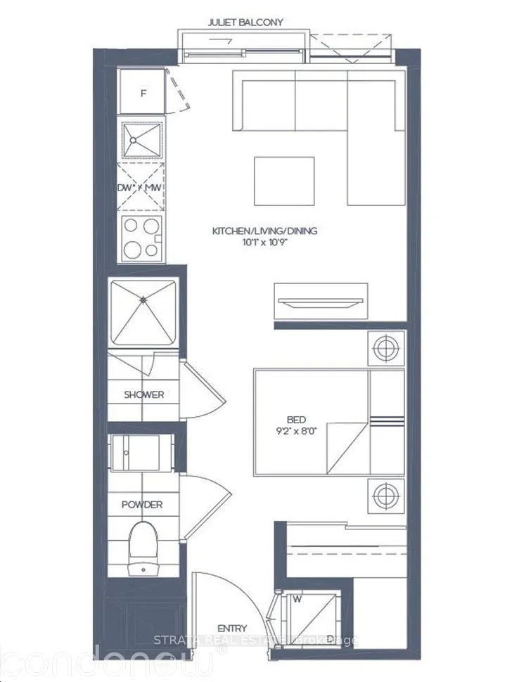 Photo 13 of Unit 506, 20 Richardson Street, Toronto, Waterfront Communities — HOMEH
