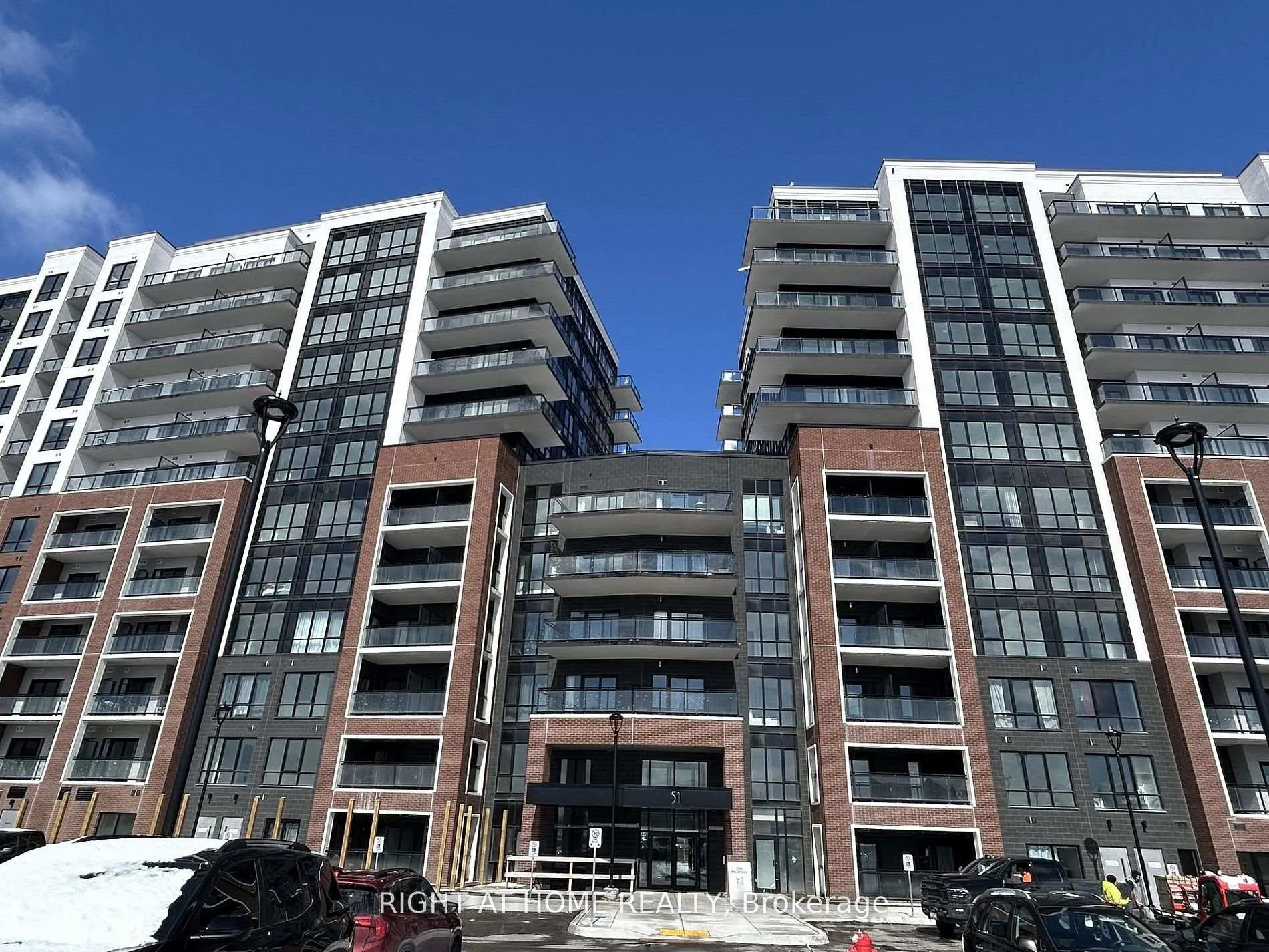Front of Unit 1120, 51 Clarington Boulevard