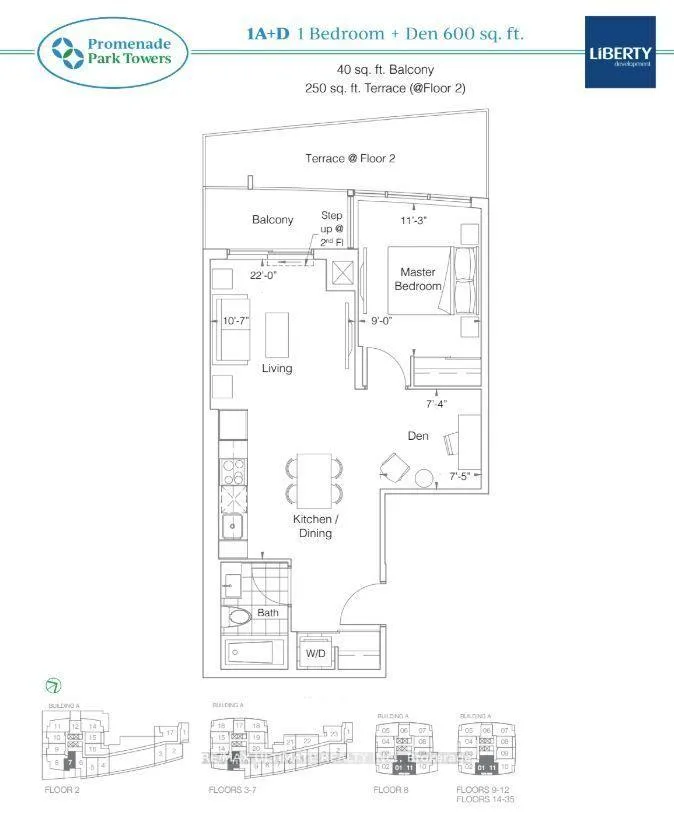 Photo 1 of Unit 1701A, 30 Upper Mall Way, Vaughan, Brownridge — HOMEH