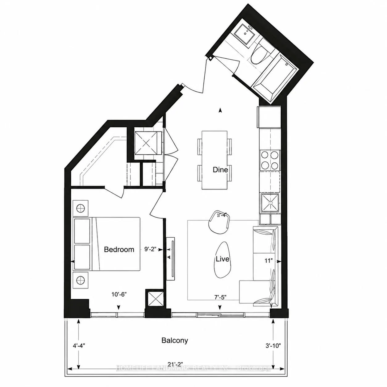 Photo 16 of Unit 2303, 77 Mutual Street, Toronto, Church-Yonge Corridor — HOMEH