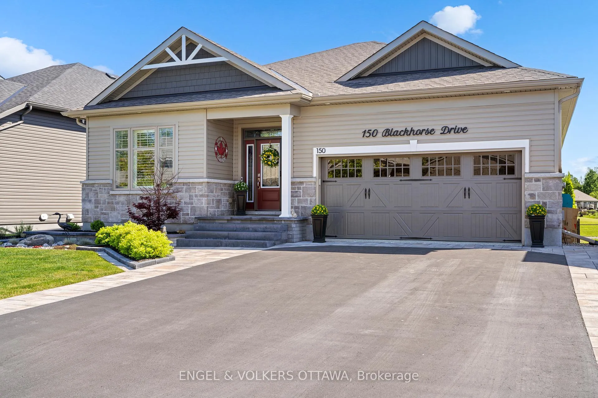 Front of 150 Blackhorse Drive