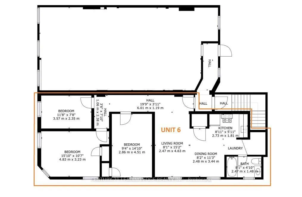 Front of Unit 306, 113 James Street N