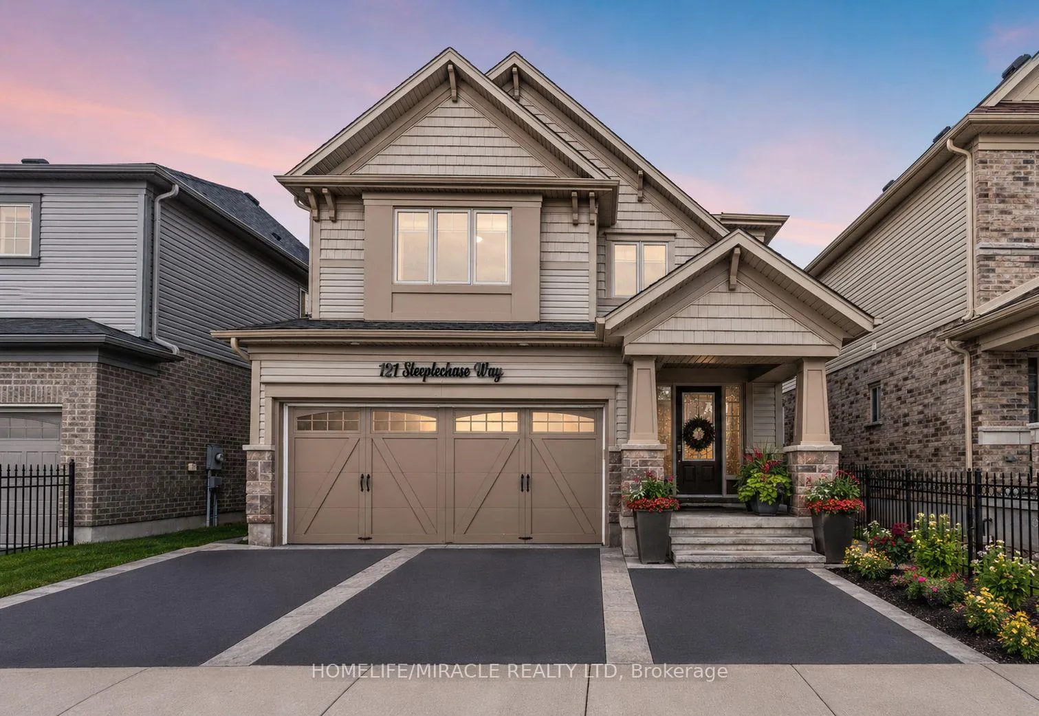 Front of 121 Steeplechase Way